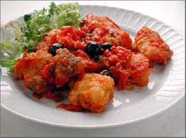 baccala e pomodorini